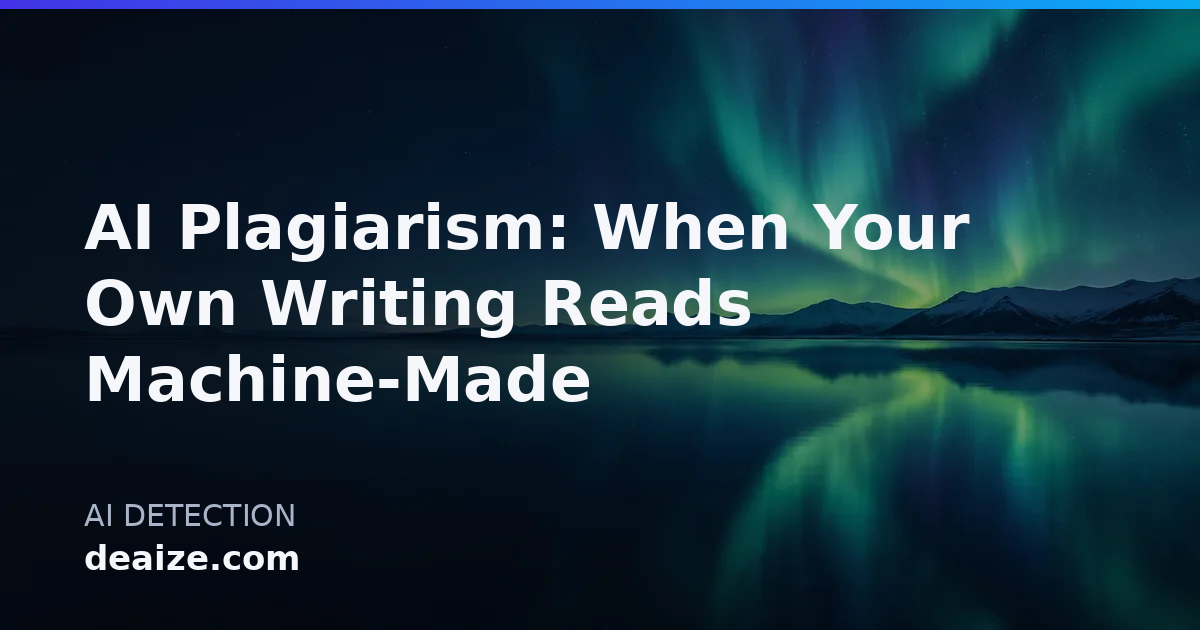 AI Plagiarism: When Your Own Writing Reads Machine-Made