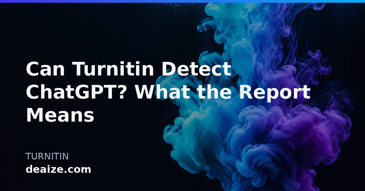Can Turnitin Detect ChatGPT? What the Report Means