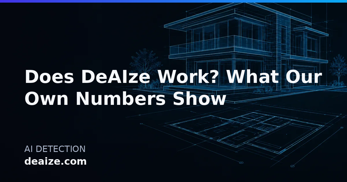 Does DeAIze Work? What Our Own Numbers Show