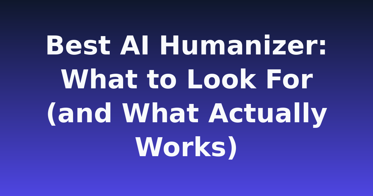 Best AI Text Editor: What to Look For (and What Actually Works)