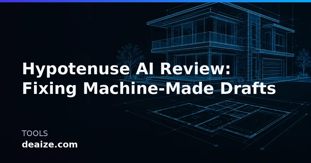 Hypotenuse AI Review: Fixing Machine-Made Drafts