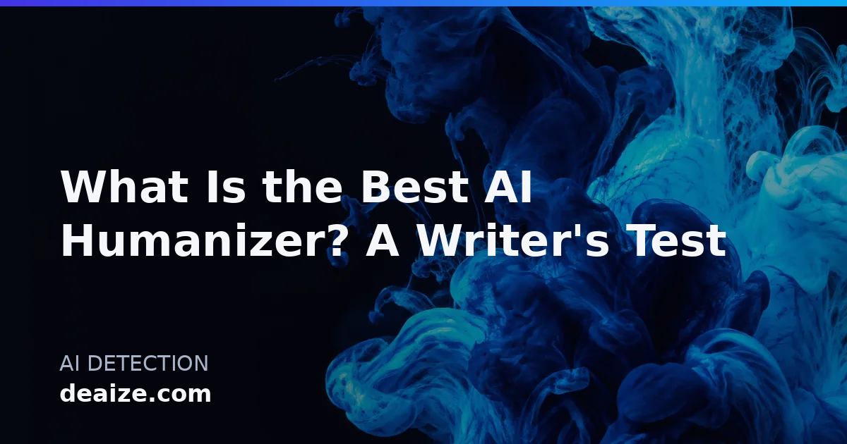 What Is the Best AI Humanizer? A Writer's Test